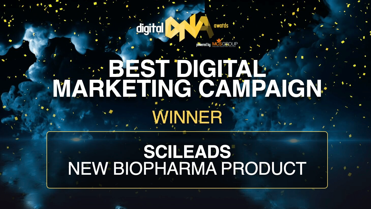 SciLeads Wins Digital Marketing Campaign Trophy at Digital DNA Awards 2024