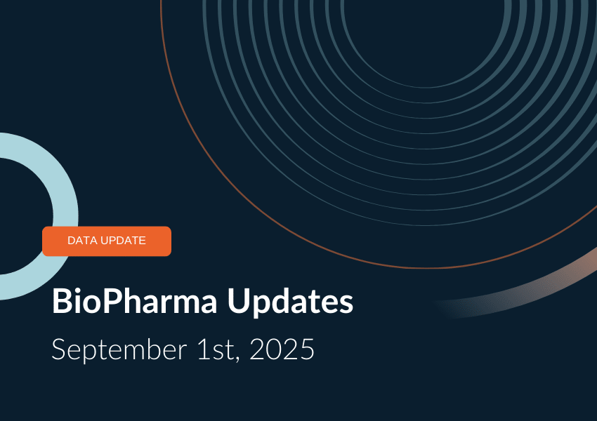 BioPharma Updates 1st September, 2025
